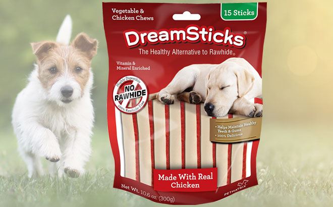 Dreamsticks Dog Chews 15-Counts $4.12