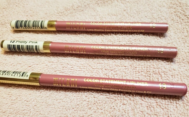 Milani Lipliners $2.69 Each