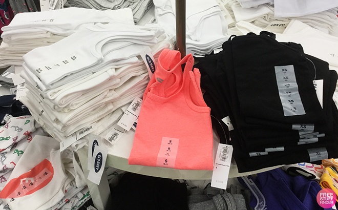 Old Navy Tank Tops 3-Pack for $3 (Just $1 Each!)