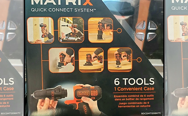 BLACK+DECKER Cordless Drill Combo Kit with Case, 6-Tool with