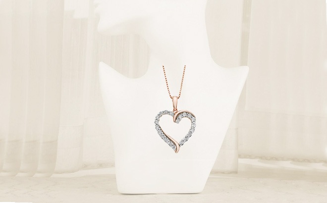 kohl's necklace heart