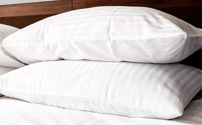 Beckham Bed Pillows 2-Pack for $20!