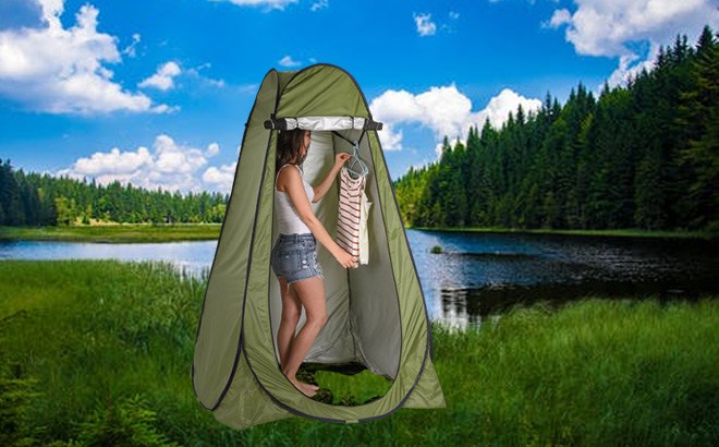 Instant Pop-Up Privacy Tent $23 (Reg $60)