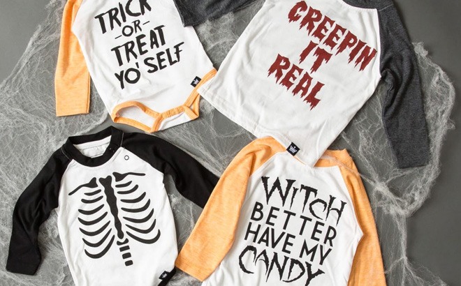 Kids Halloween Tees & Bodysuits $9.99 Shipped