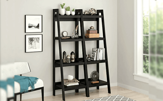 TWO Ladder Bookcases $101.99 Shipped!