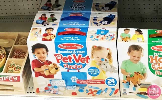 Melissa & Doug Pet Vet Playset $19.46