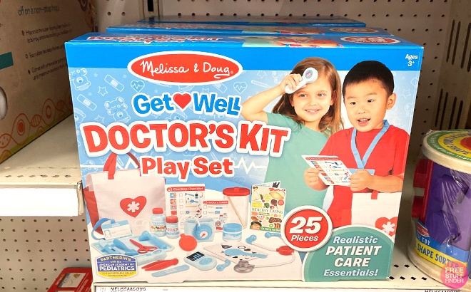 Melissa & Doug Get Well Doctor's Kit Play Set, 25 Pieces