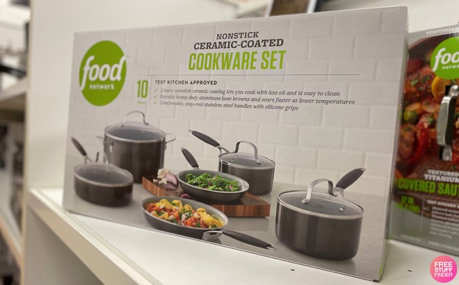 Food Network™ Farmstead 10-pc. Nonstick Ceramic Cookware Set