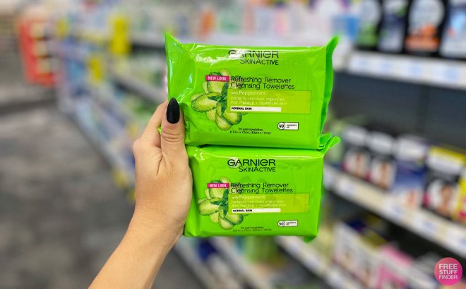 Garnier Cleansing Towelettes $2.49 Each