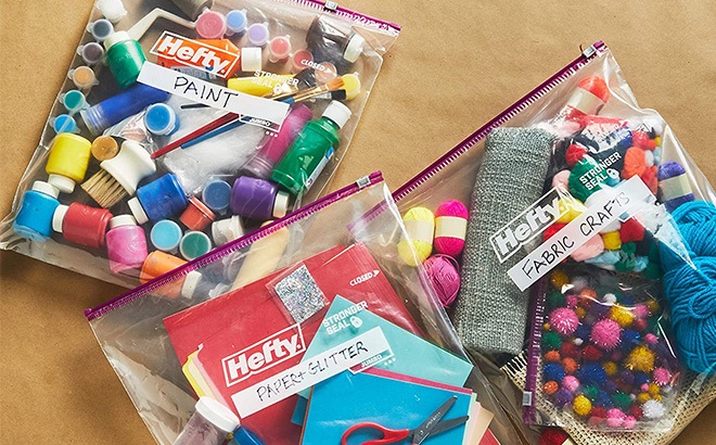 Hefty Jumbo Storage Bags 12-Count Box $2.79