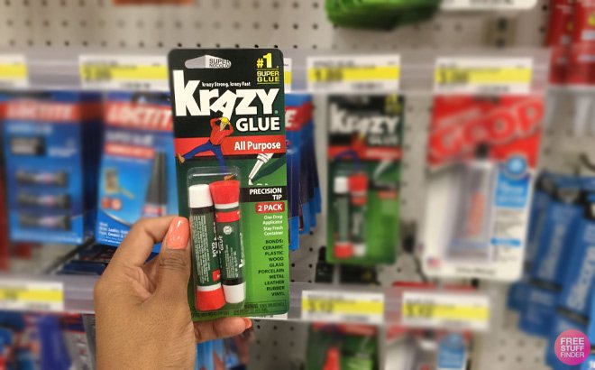 2 pack Krazy Glue MAX BOND GEL Super Glue, Precision Tip, 0.14oz