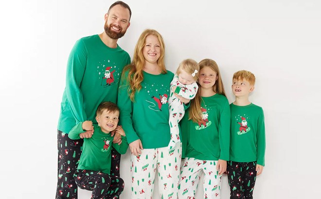 Matching Family Pajamas from $14 + FREE Pickup!