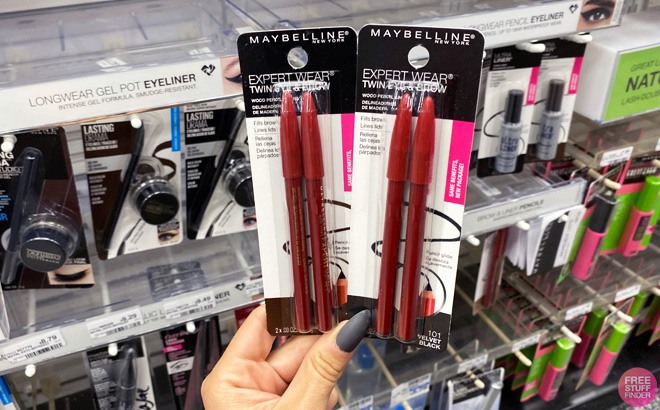 2 FREE Maybelline Twin Brow & Eye Pencils + $1 Moneymaker