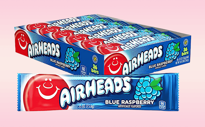 Airheads Candy Blue Raspberry 36-Ct $7.52