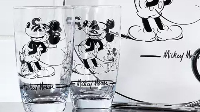 MICKEY MOUSE MINI GLASS SET OF 4 – Gacha Mart