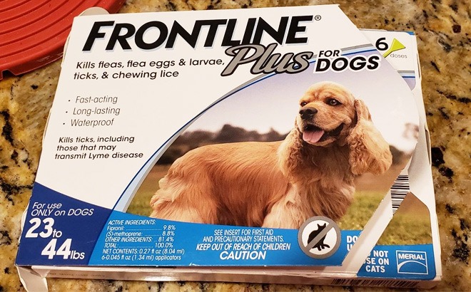 Frontline Plus Flea & Tick Pet Medicine $24