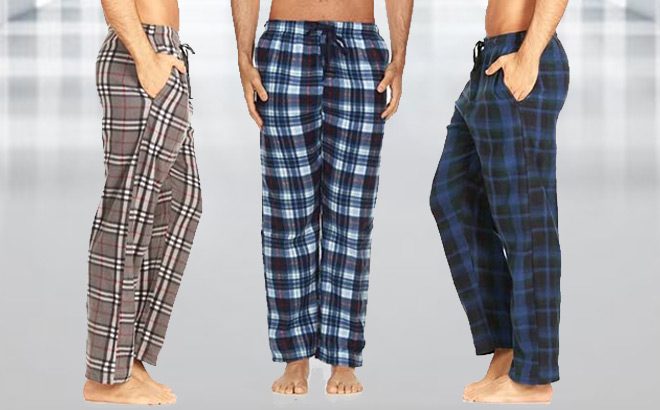 Men's Pajama Pants 3-Pack $27