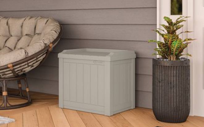 Outdoor 22-Gallon Deck Box $39 Shipped