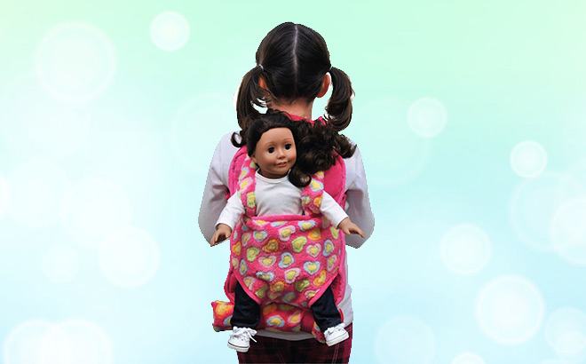 Plush Backpacks with Doll Carrier $19 Shipped