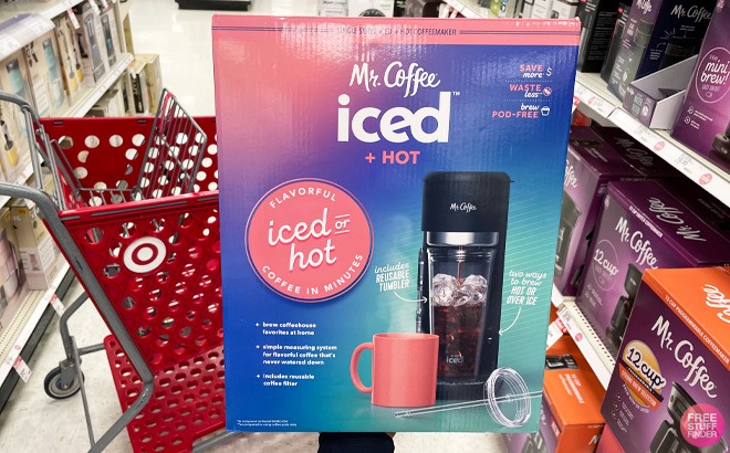  Mr. Coffee Iced Coffee Maker, Single Serve Hot and