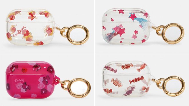 COACH OUTLET®  Airpods Pro Case With Halftone Floral Print