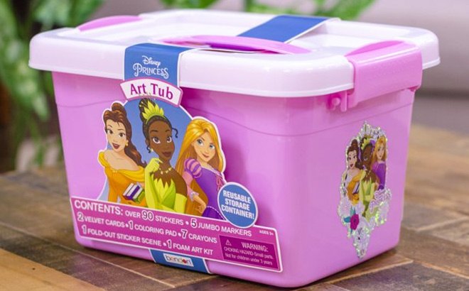 Kids Character Art Tubs with Supplies $10!