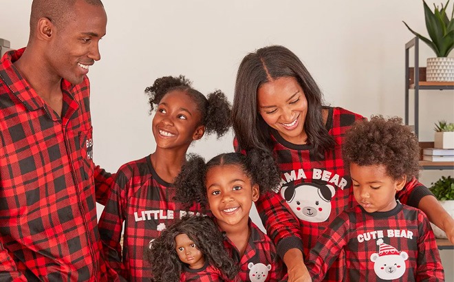 Four Matching Family Pajamas $70 + $15 Kohl's Cash