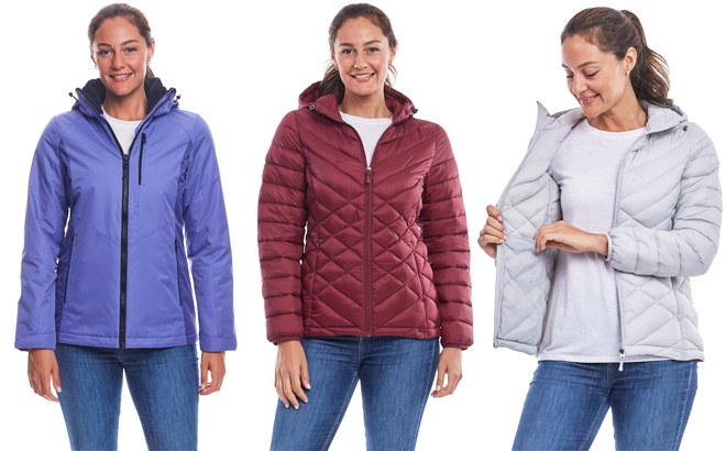 Womens Puffer Jackets $25!