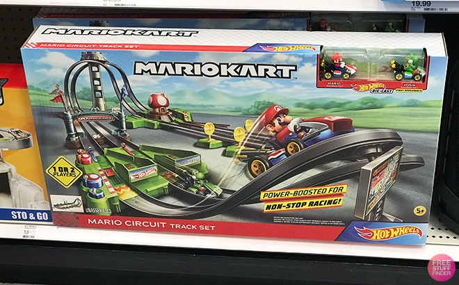 Mario Kart Trackset $63 + FREE 5-Pack Cars!