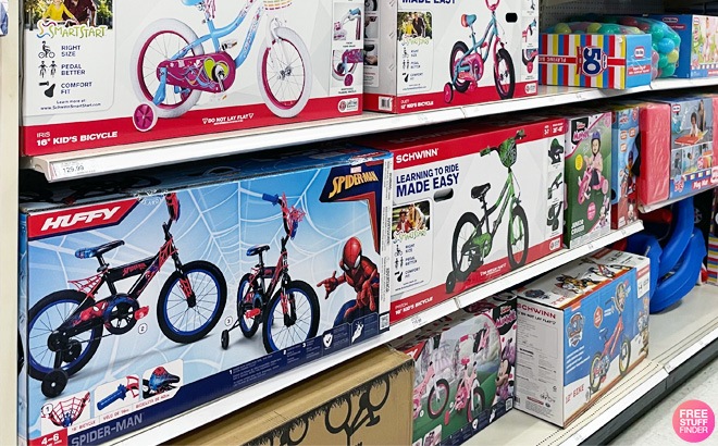 target spiderman bike