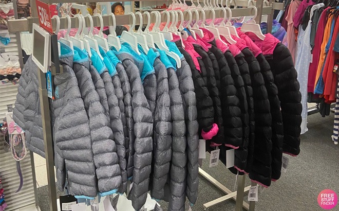 Kids' Puffer Jackets $16.99 + FREE Pickup