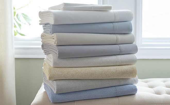 300-Thread Cotton Sheet Set $19!