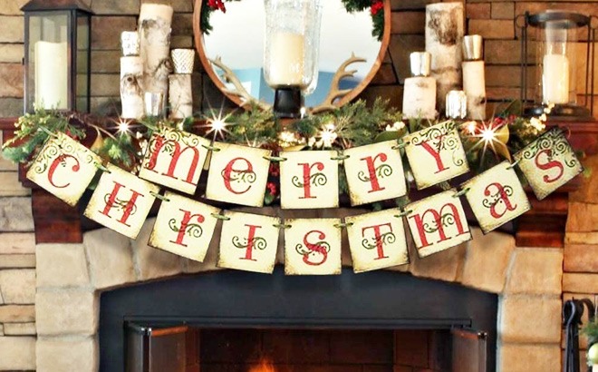 Merry Christmas Banner $9.99