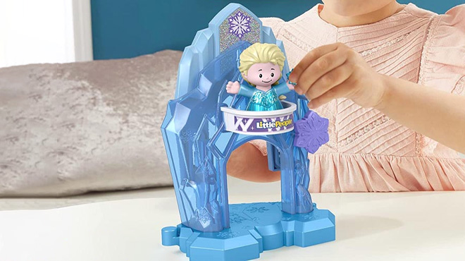 Disney Frozen Elsas Palace Little People Portable Playset