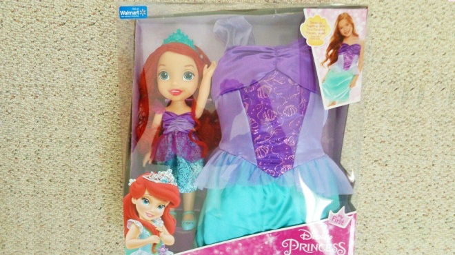 Disney Doll w/ Child-Size Dress Set $15