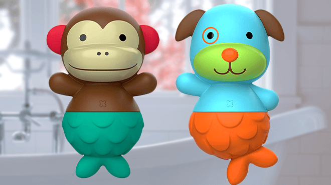 Skip Hop Bath Toys Dog/Monkey