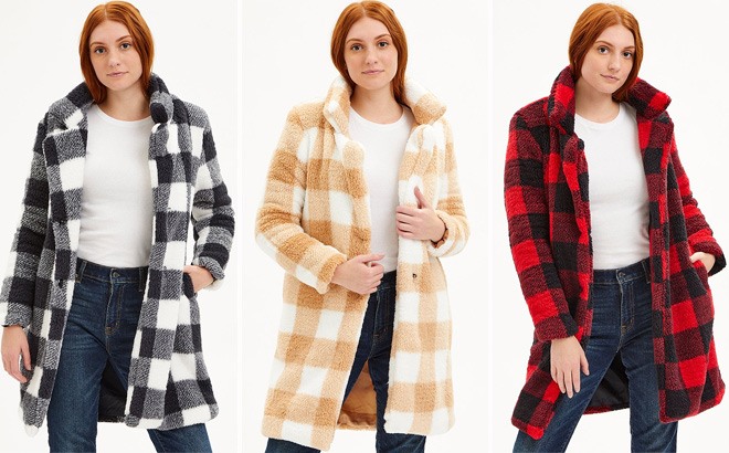 Steve Madden Sherpa Coat $39.99