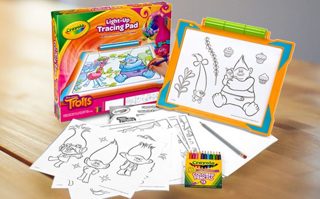 Trolls Light Up Tracing Pad for Kids, Crayola.com