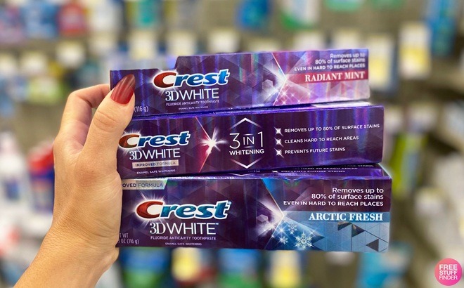 3 FREE Crest Toothpaste + $1 Moneymaker!