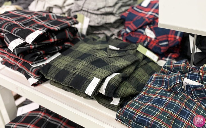 Men's Flannel Shirts $12 at Target!