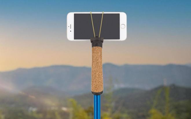 Hiking Pole with Selfie Stick Mount $6 (Reg $15)