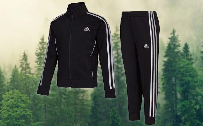 Adidas Kids' Jacket and Joggers Set $25.99 Shipped