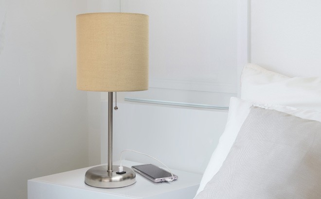 2 Lamps with Charging Outlets $99 Shipped