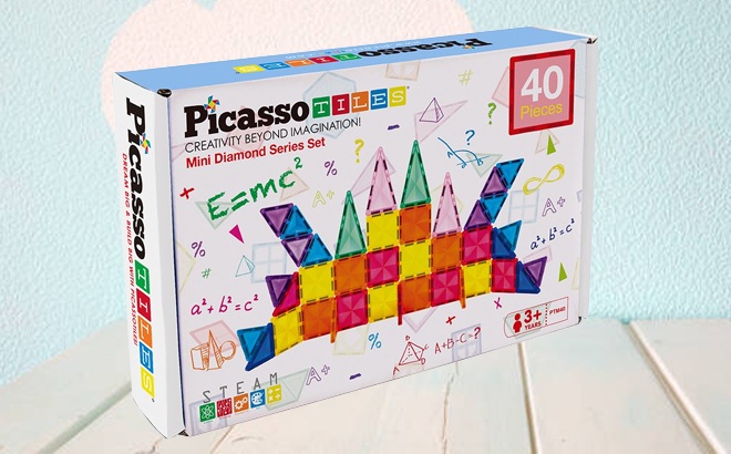 PicassoTiles 40-Piece Building Set $22.98