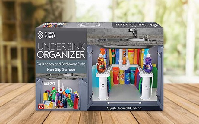 Under Sink Adjustable Organizer $21.99