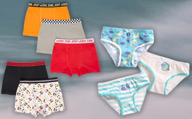 Kids' Underwear $8.99!