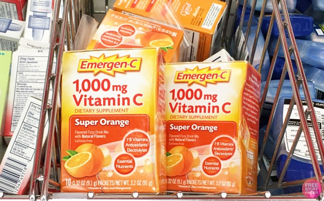 10-Count Emergen-C Drink Mix 99¢ Each!