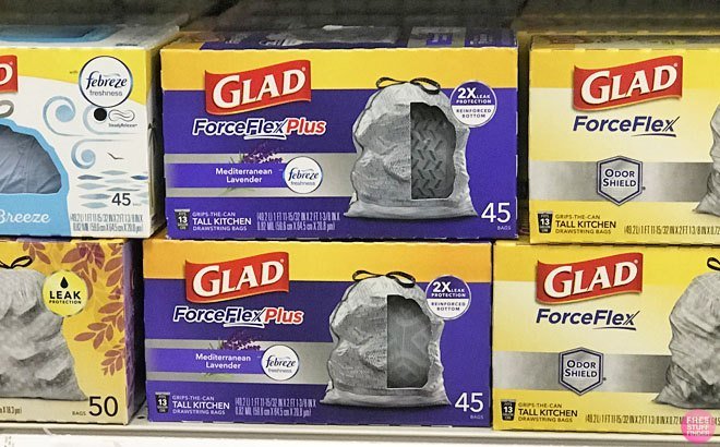 Glad Trash Bags 45-Pack $7 Each!