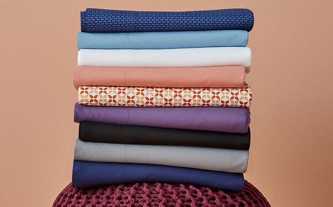 Microfiber Twin Sheet Sets $9!