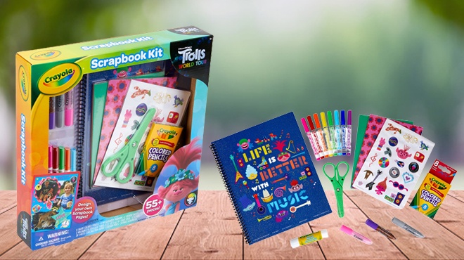 Crayola Trolls 2 Scrapbook Kit Only $6 on Walmart.com (Regularly